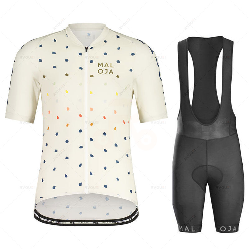Cycling Community - Maloja Cycling Jersey-kledingset, korte broek, gelpad,