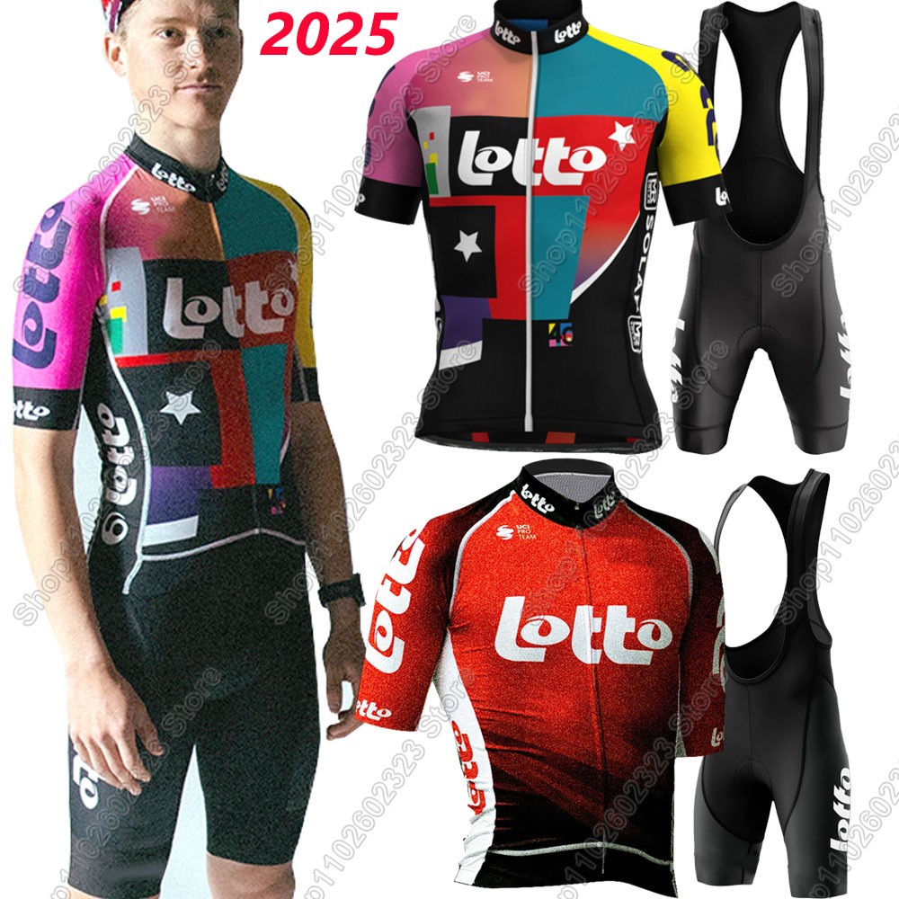 Cycling Community - Lotto team 2025 wielertrui set Zomer