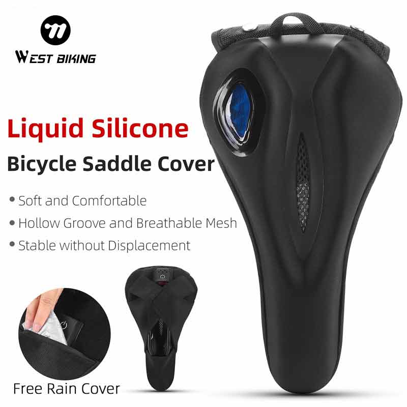 Commuting With Road Bike - WEST BIKING Memory Foam Fietszadelhoes Hol