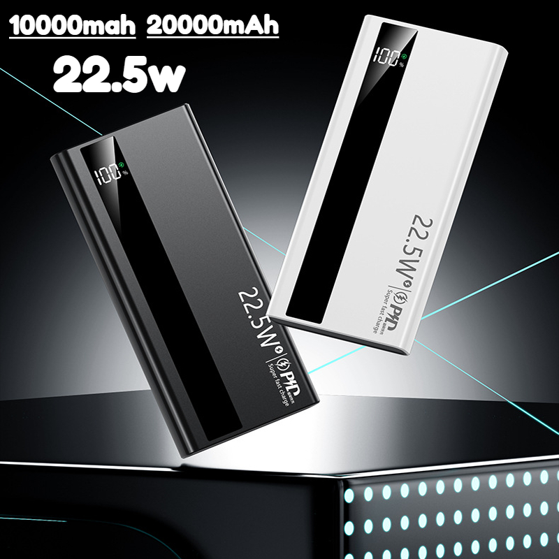 Usb Charger Dynamo - 20000 mAh Power Bank Snel opladen
