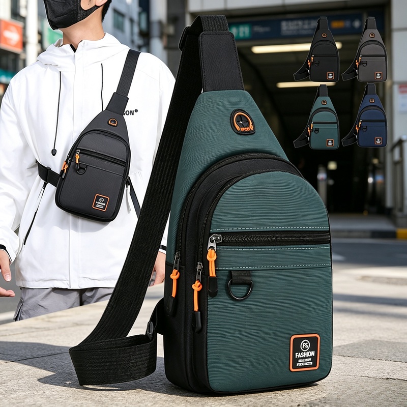 Cycling Commute Bag - Waterdichte sport-crossbody-borsttas voor heren, vrije tijd,