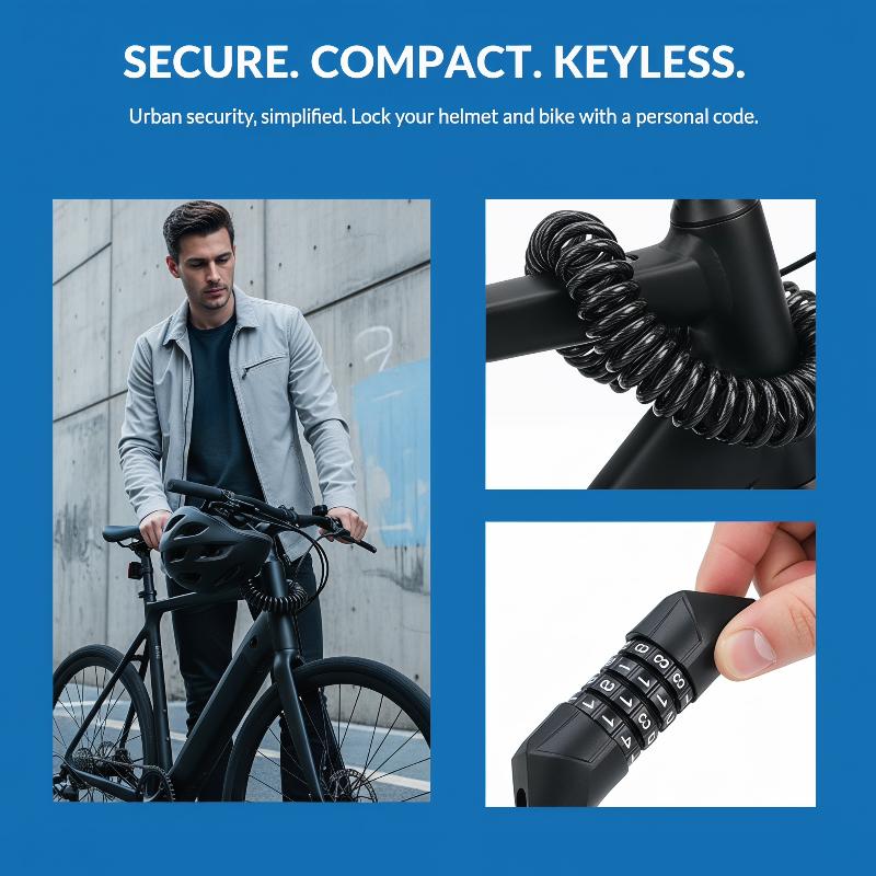 Nieuwe motorfiets- en fiets-an - Chain Lock Combination recensie en prijs