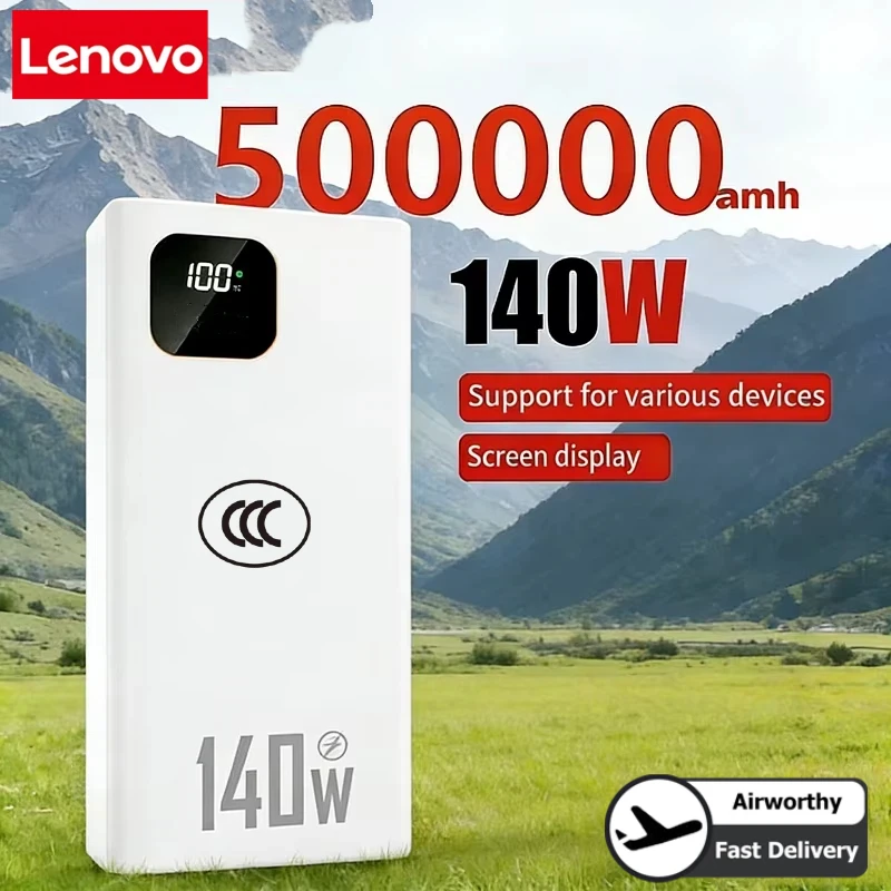 Lenovo 140W 500000mAh Ultra Ca - Usb Charger Dynamo recensie en prijs