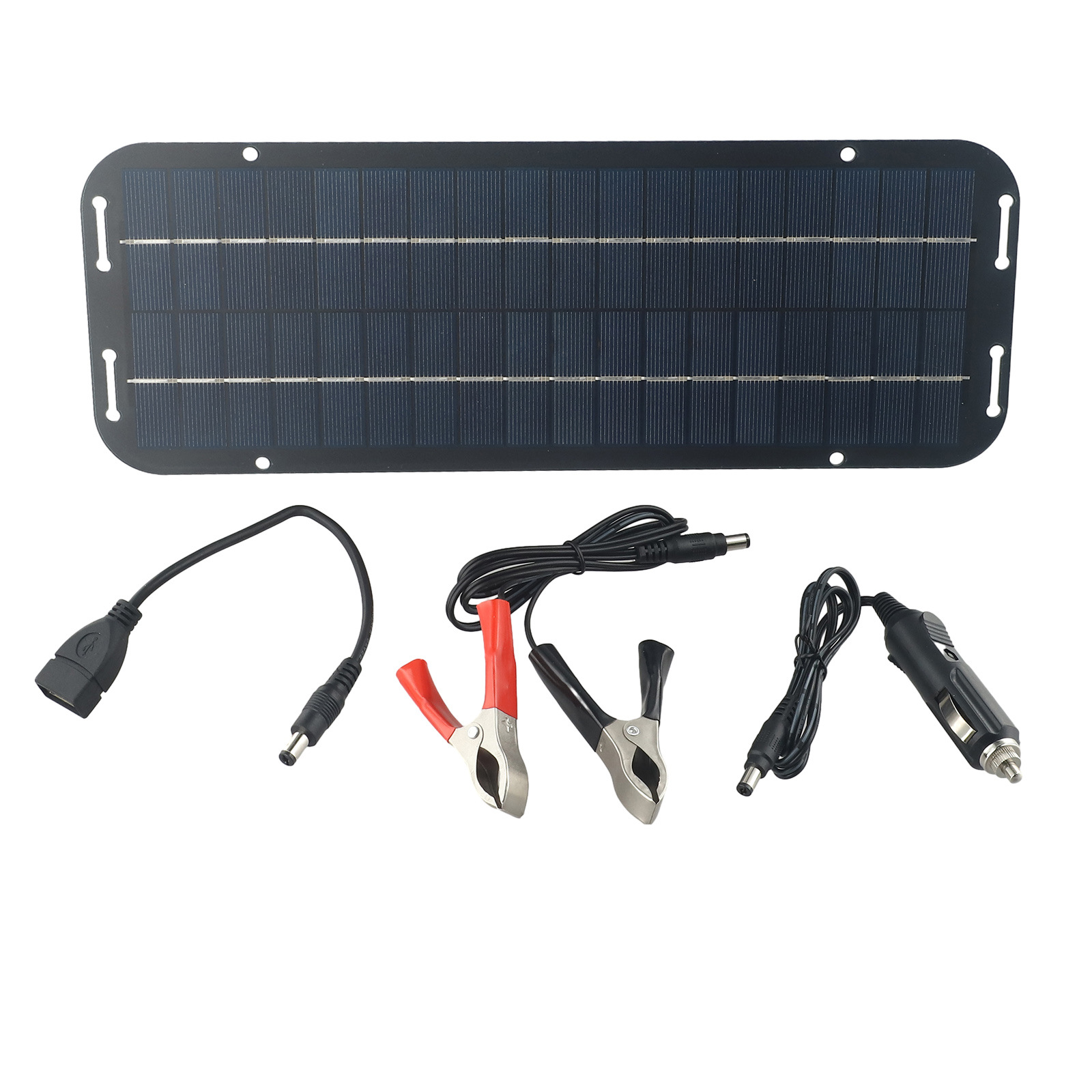 12V monokristallijn zonnepanee - Usb Charger Dynamo recensie en prijs