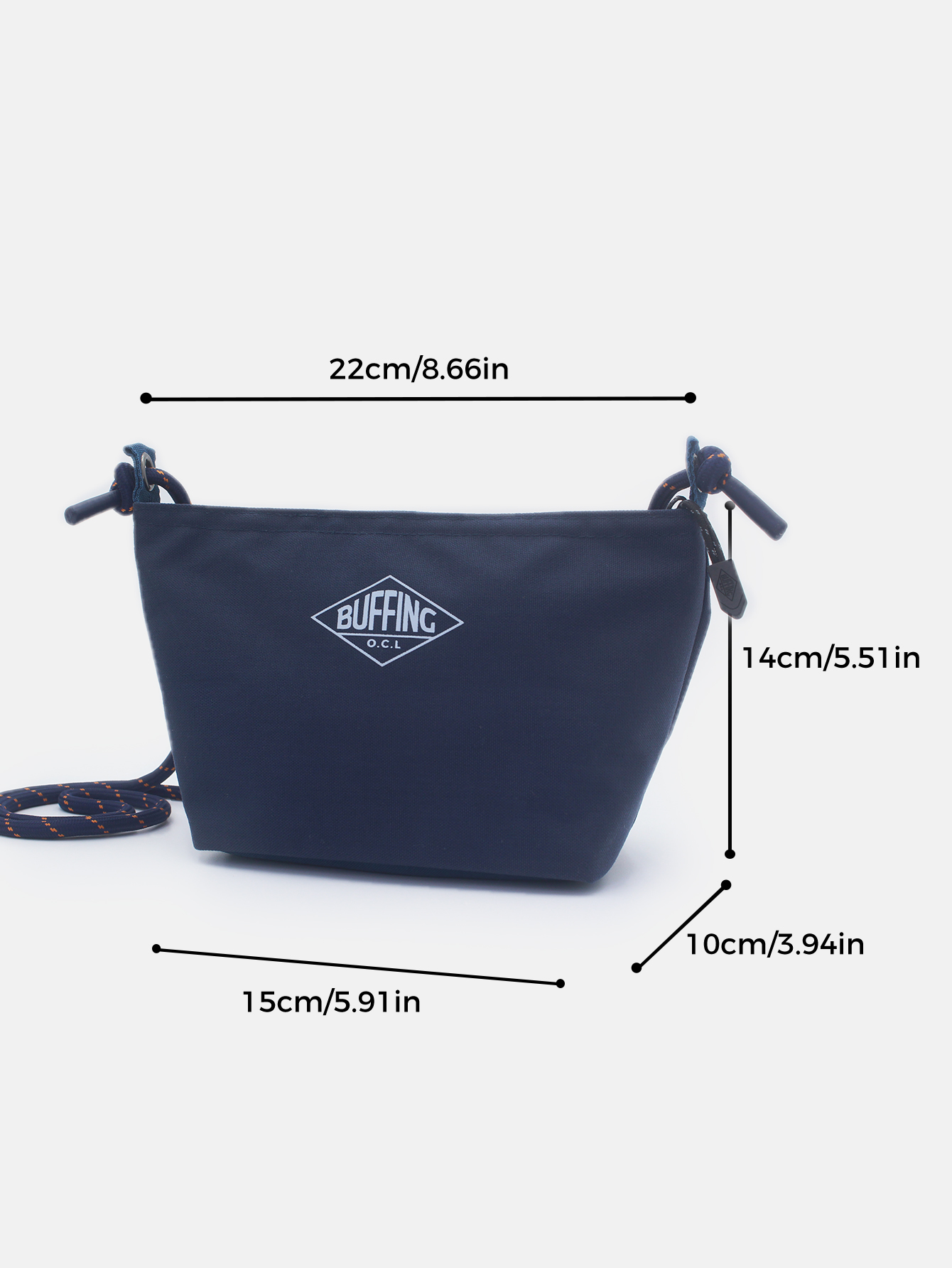 Buffing Deep Blue Crossbody-ta - Cycling Commute Outfit recensie en prijs