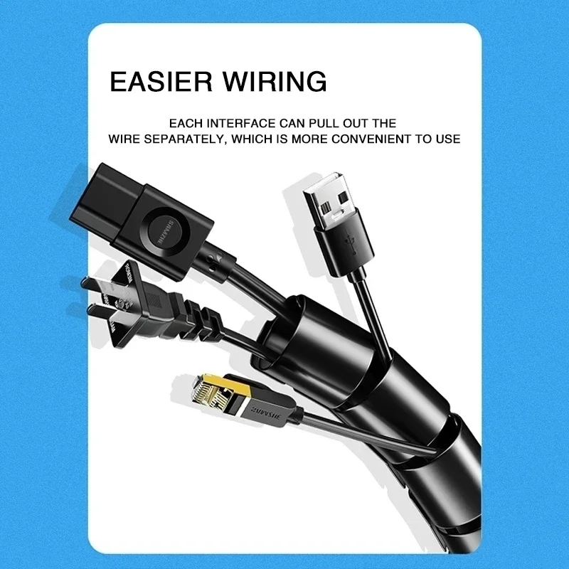2M/1M Zwarte Kabel Draadbesche - Cable Lock Flexible recensie en prijs