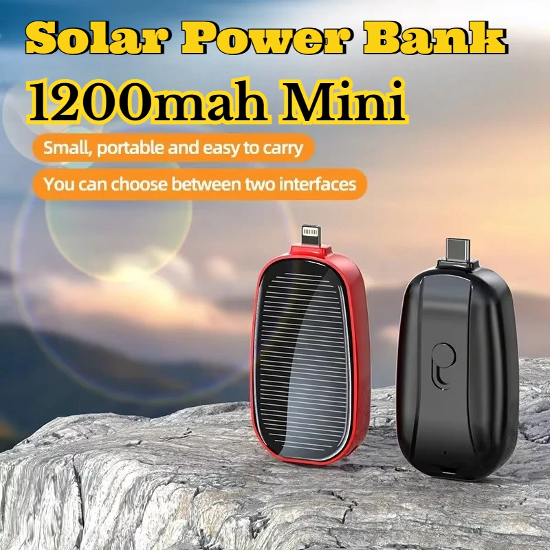 1200mAh Solar Mini Power Bank  - Usb Charger Dynamo recensie en prijs